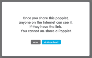 to use the embed code, your popplet must be public