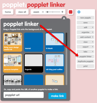 popplet linker